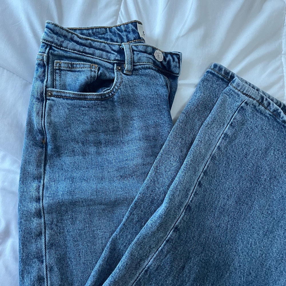 ONLY straight leg medium wash jeans